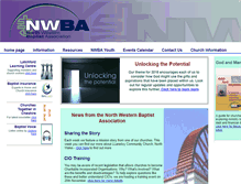 Tablet Screenshot of nwba.org.uk